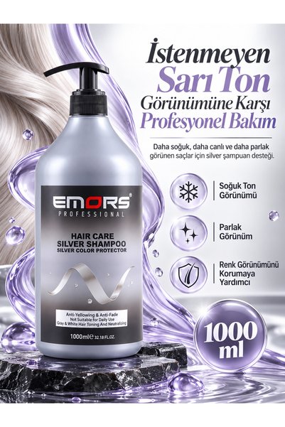 Emors Professional Silver Shampoo 1000 ml