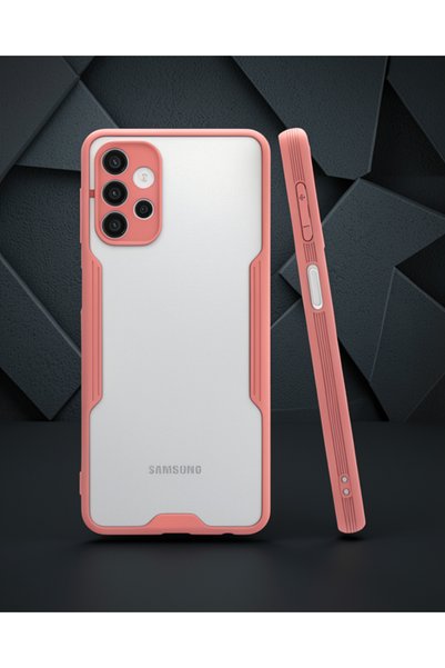 teknodayım Samsung Galaxy A52 Case Platinum Silicone - Pink