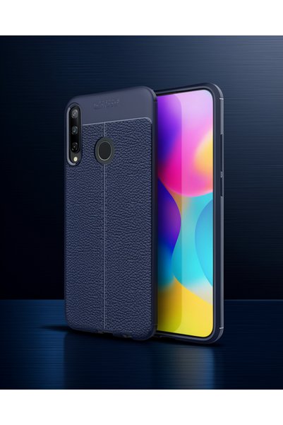Generic Brand غطاء Huawei P40 Lite E غطاء التركيز التلقائي - أزرق داكن