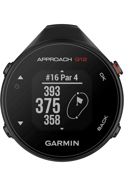 Garmin Approach G12, Clip-on GPS Golf Range Finder with 42,000+ pre loaded Go...