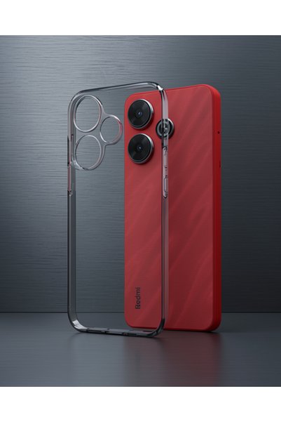 teknodayım Xiaomi Redmi 13 4g Case Luxury Transparent Silicone