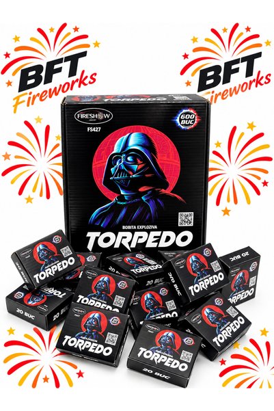 FIRESHOW Emitator de sunet TORPEDO 10 cuti