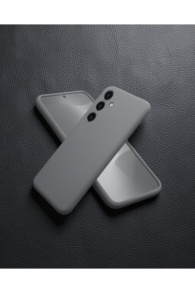 teknodayım Samsung Galaxy A36 Case First Silicone - Gray