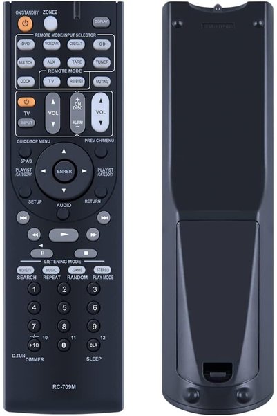 Generic جهاز تحكم عن بعد بديل RC-709M لأجهزة Onkyo TX-SR606 TX-SR607 TX-SR608...