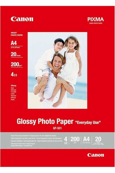 Canon Gate Canon GP-501 - Glossy - white - A4 (210 x 297 mm) 20 sheet(s) phot...