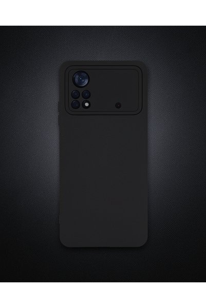 teknodayım Xiaomi Poco X4 Pro 5g Case Nano Inside Velvet Silicone - Black