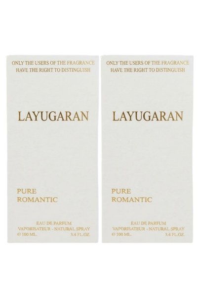 LAYUGARAN قطعتان من عطر بيور رومانتيك 100 مل