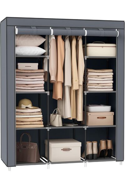 Generic Portable Closet, Clothes Storage Organizer with 10 Shelves, 1 Clothes...