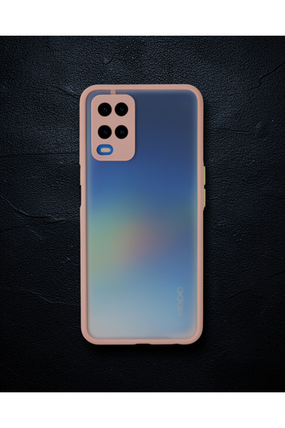 teknodayım Oppo A54 4g Case Montreal Silicone Cover - Pink
