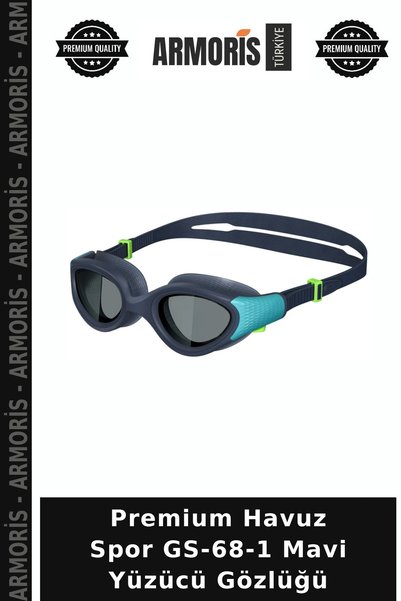 Armoris نظارات السباحة الفاخرة Havuz Spor GS-68-1 باللون الأزرق