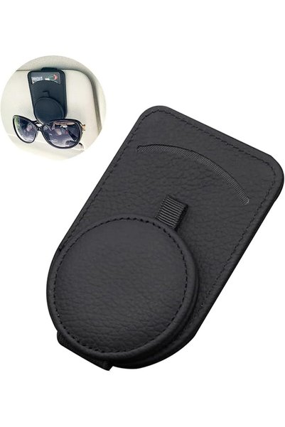 Generic Sunglass Holder for Car Visor,Adsorption Sunglasses Holder Clip for S...