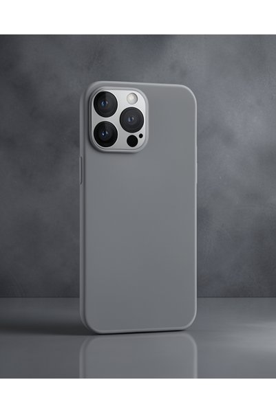 teknodayım Apple iPhone 15 Pro Case Puma Silicone - Titan Gray