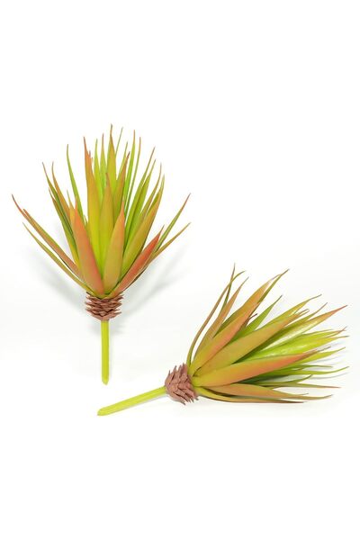Generic 2 Pieces Realistic Artificial Faux Succulent Yucca Vera Greenhouse Sm...