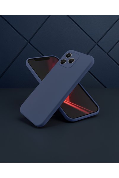 teknodayım Realme Note 50 4g Case First Silicone - Navy Blue