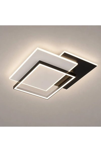 Flippy CHIARA LED Ceiling Light with Remote Control, 98W, 3 Squares, Cool/War...