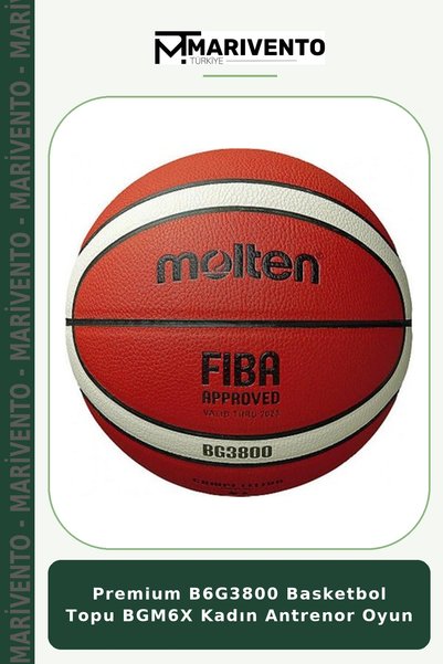 Marivento Premium B6G3800 Basketbol Topu BGM6X Kadın Antrenor Oyun