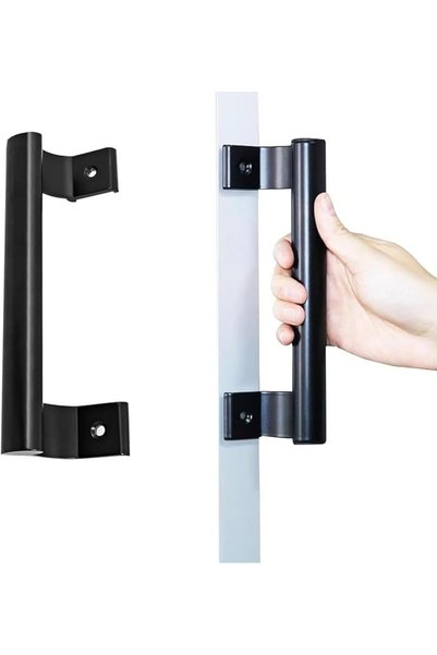 X SPRING Sliding Door Handle, 7.8 Inch Aluminum Alloy Sliding Door Pull Handl...