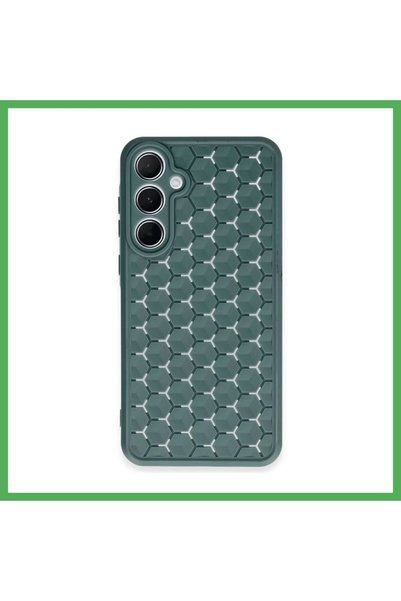 Nur store Çanta Samsung Galaxy A35 5g Compatible Case Honeycomb Silicone Cove...