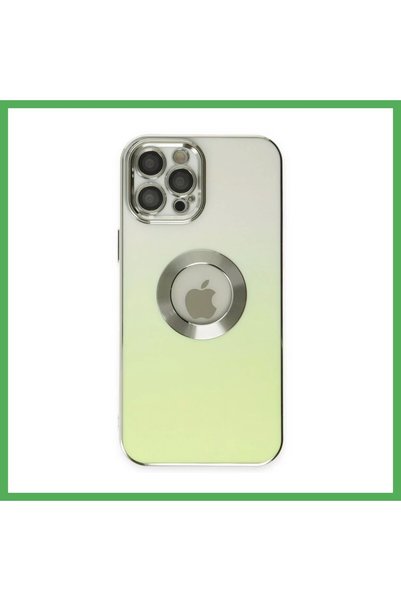 Nur store Çanta iPhone 12 Pro Compatible Case Best Silicone - Green Bezoss