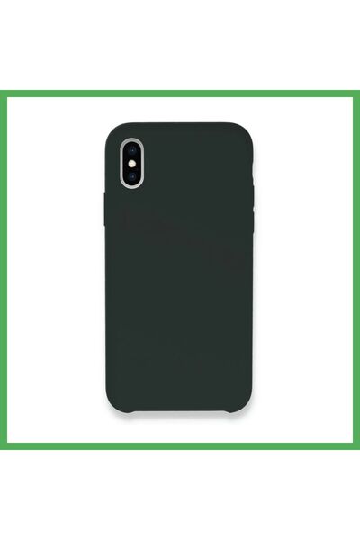 Nur store Çanta iPhone XS Max Compatible Case Launch Legant Silicone - Dark G...