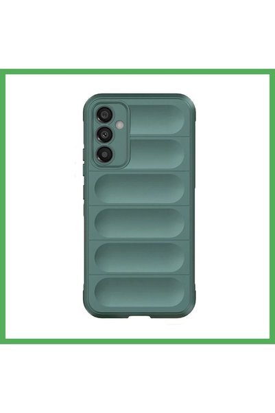 Nur store Çanta Samsung A56 Case Optimum Silicone - Dark Green Bezoss
