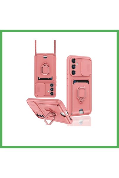 Nur store Çanta Samsung Galaxy A14 4g Compatible Case Zuma Silicone with Busi...