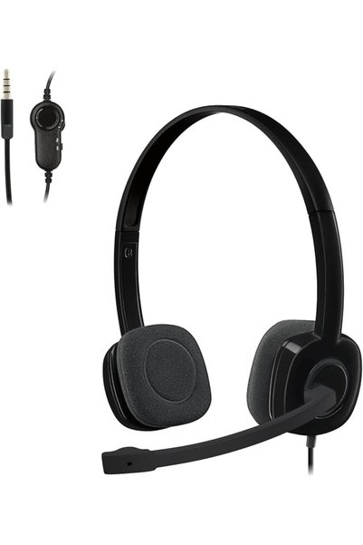 logitech g1 Logitech H151 Wired Headset, Analog Stereo Headphones with Rotati...