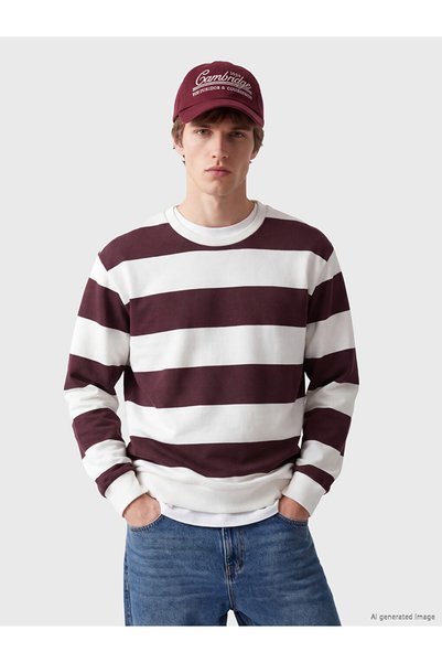 LC Waikiki Блестящи избори от Shining Store: Мъжки дебел суичър на райета