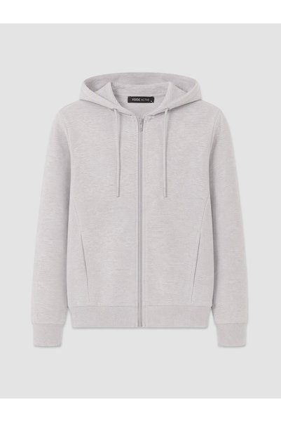 LC Waikiki Quality Parts from Çelebi Store Men's Zippered Sweatshirt with Hood