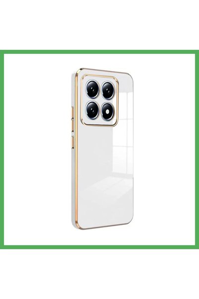 Nur store Çanta Mi 14t Pro Compatible Volet Silicone Case - White Bezoss