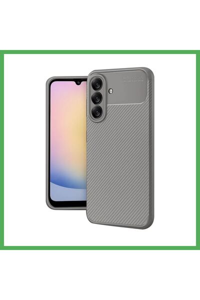 Nur store Çanta Samsung Galaxy A17 5g Compatible Auto Focus Carbon Cover - Gr...