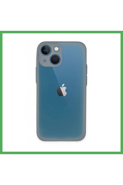 Nur store Çanta iPhone 15 Plus Compatible Case Montreal Silicone Cover - Gray...