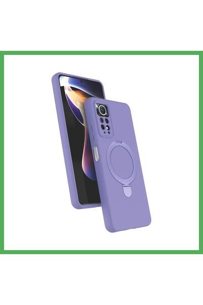 Nur store Çanta غطاء Redmi Note 12 Pro 4G متوافق مع حامل Regal Magsafe - أرجو...