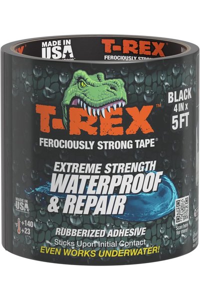 T-Rex شريط لاصق مقاوم للماء للأسطح الرطبة أو الخشنة/المتسخة بما في ذلك تحت ال...