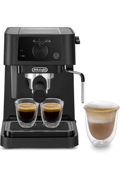 De'Longhi ماكينة إسبريسو يدوية من ستيلوسا، مضخة بقوة 15 بار، غلاية من الفولاذ...