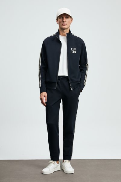 Lufian Travis Men's Sweatshirt Navy Blue