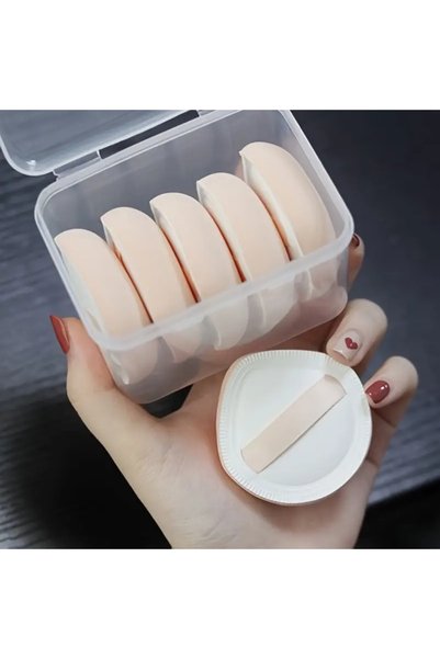 Choice 04 5pcs Portable Foundation Powder Puffs Drop Shape Beauty Makeup Spon...