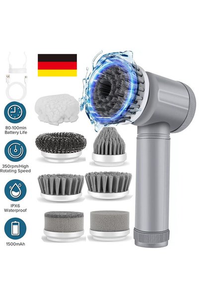 Generic Brand Perie electrică de curățare reîncărcabilă, fără fir – Spălător ...