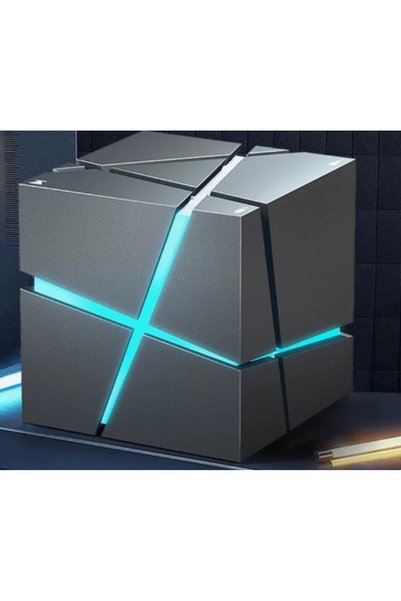 Bluejw مكبر صوت ذكي على شكل مكعب روبيك 5.0 مع مضخم صوت صغير محمول وإضاءة LED ...