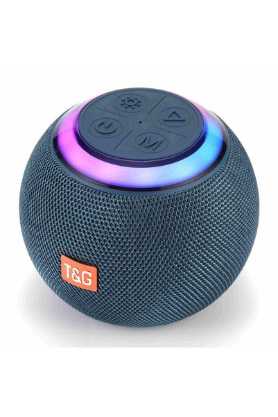 Bluejw مكبر صوت لاسلكي محمول TG683 RGB LED مع تقنية البلوتوث، صندوق موسيقى صغ...