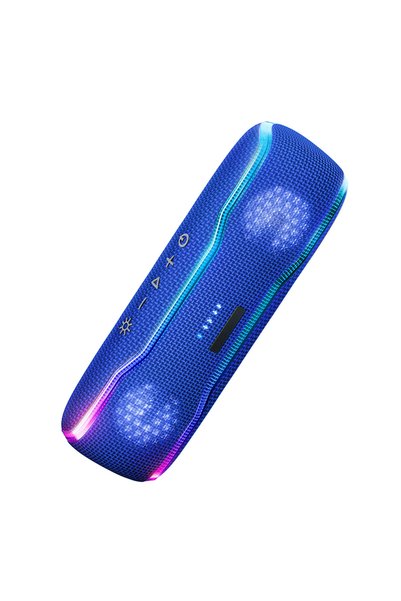 Bluejw مكبر صوت RGB بقوة 25 واط مع إضاءة وامضة، مقاوم للماء بدرجة IPX7، محمول...