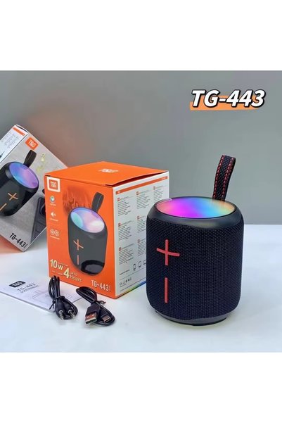 Bluejw TG443 Portable BT Speaker 10W RGB LED Ambient Light Wireless TWS Stere...