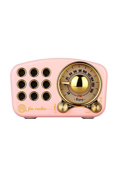 Bluejw R919 colorful Classical Retro Radio Receiver Portable Mini FM SD MP3 R...