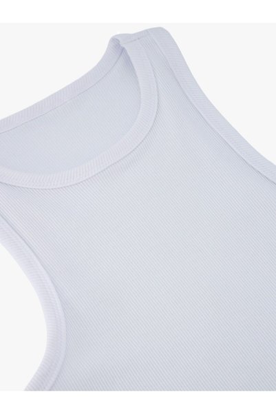 BALMAIN Žebrované tílko bez rukávů