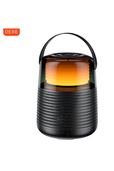 Bluejw مكبر صوت لاسلكي محمول صغير QERE HF55 للاستخدام الخارجي مع إضاءة LED مل...