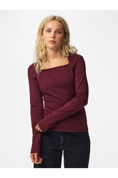 PIECES Top s dlouhým rukávem PCOFELIA