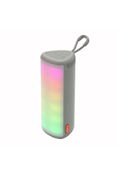 Bluejw مكبر صوت لاسلكي محمول TG357 بتصميم مثلث مع مقبض، إضاءة LED ملونة، مقاو...