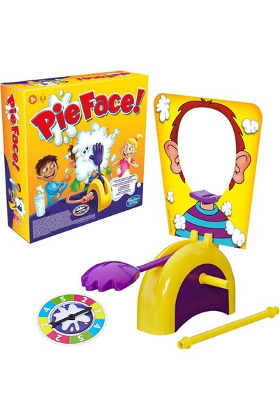 Hasbro Joc de societate Gaming Pie Face, Joc distractiv cu frișcă pentru fami...