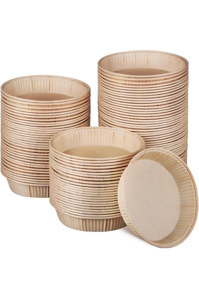 Generic Disposable Mini Tart Pans for Baking, 50 Pcs 4 Inch Food Grade No Sme...