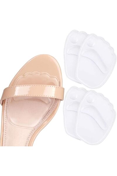 Generic Gel Insole for High Heels Forefoot Pads, 4 PCS Self-Stick Ball of Foo...